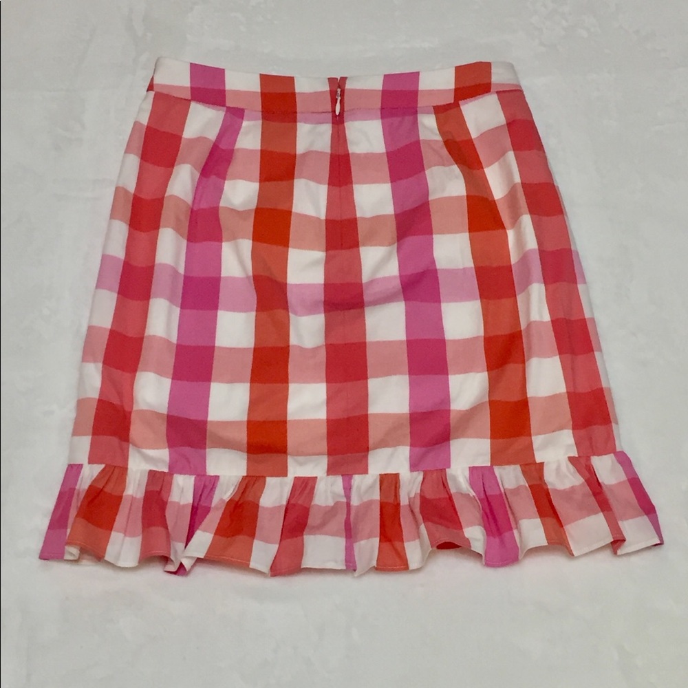 J Crew Cotton Skirt With Ruffled Hem - Picture 3 of 8